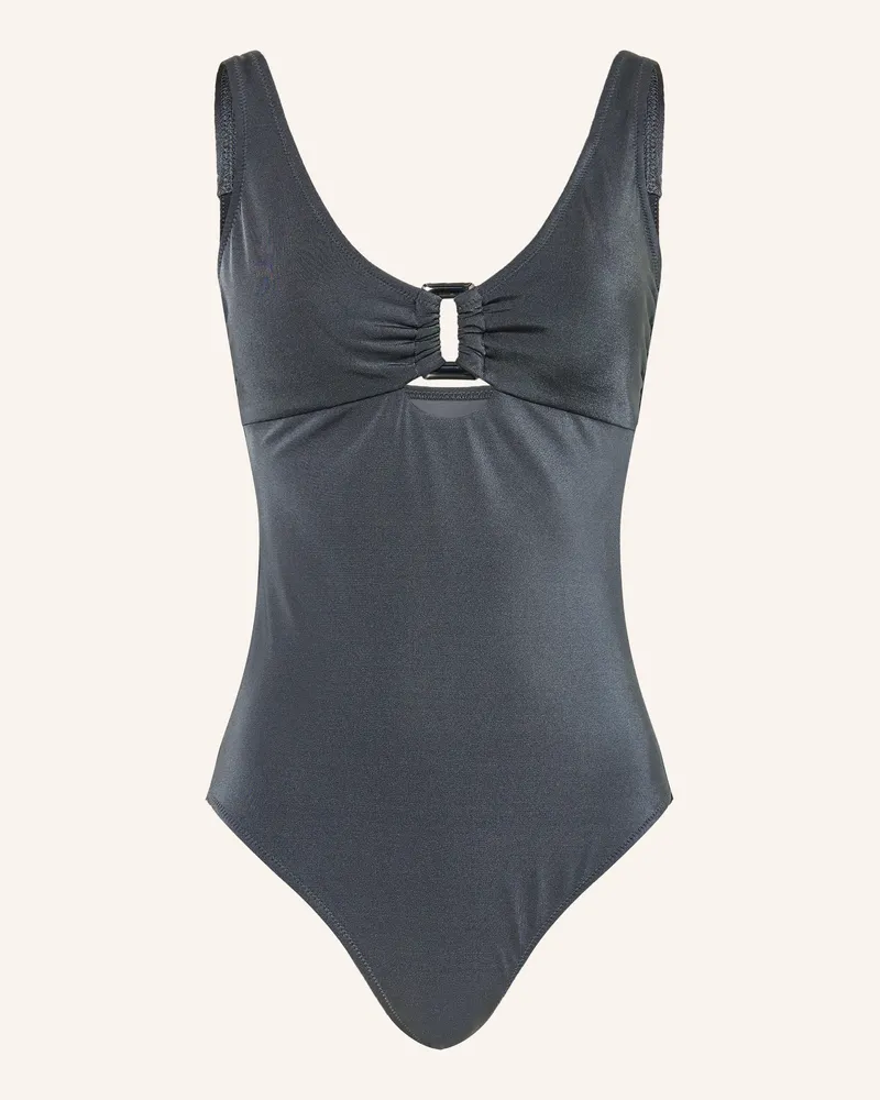 Heidi Klein Badeanzug Olympus silber Petrol