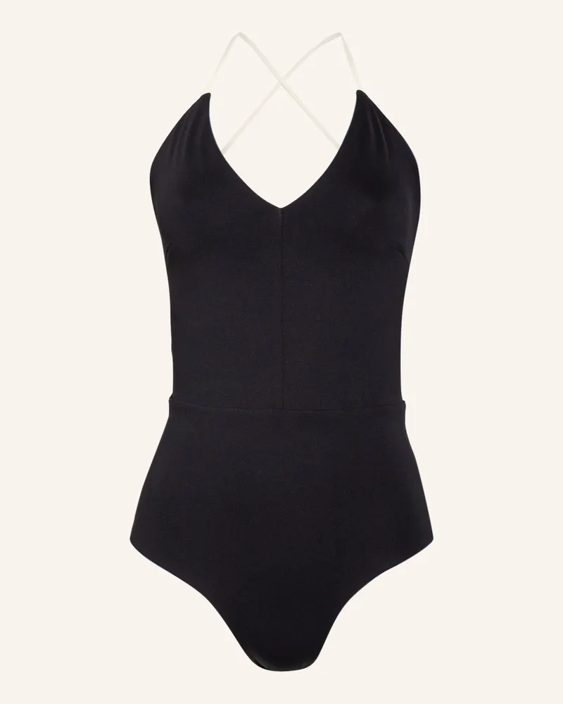 MYMARINI Badeanzug SUMMERSUIT zum Wenden mit UV-Schutz 50 Schwarz