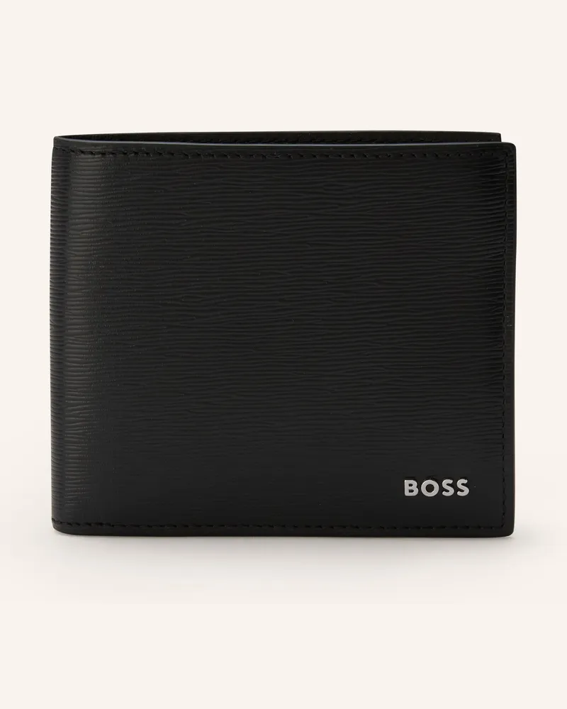 HUGO BOSS Geldbörse Luminary schwarz Schwarz