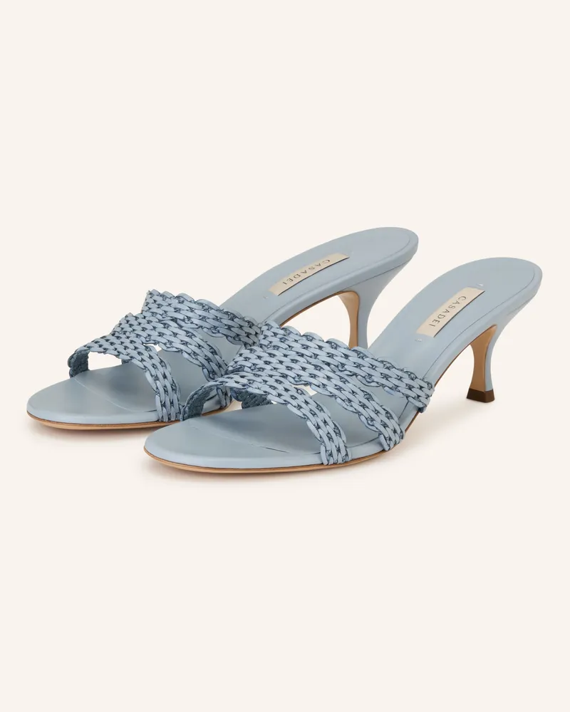 Casadei Mules Julia Avenida blau Hellblau