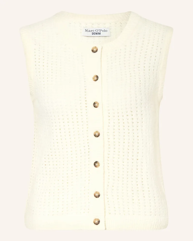 Marc O'Polo Strickweste beige Creme