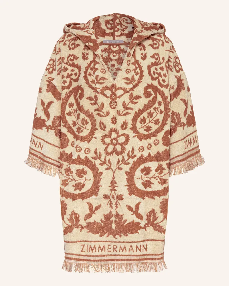 Zimmermann Strandkleid WYLIE aus Frottee Braun