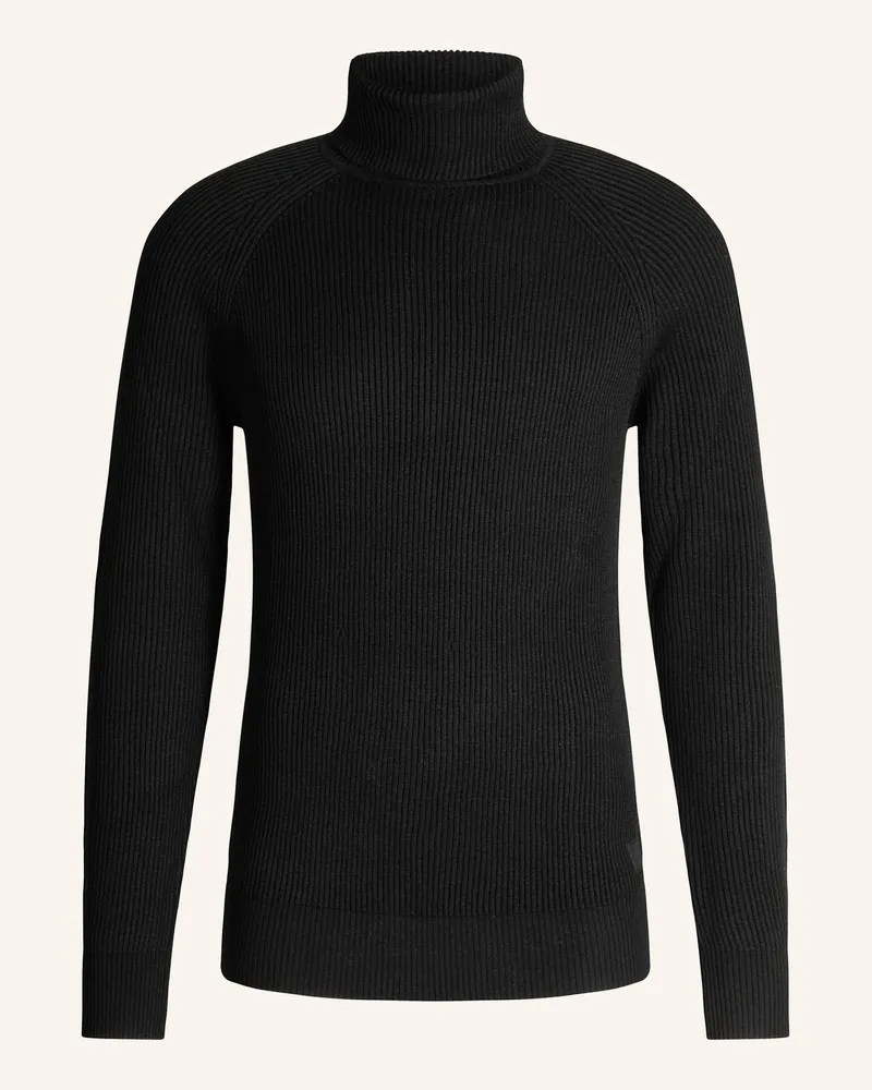 Strellson Rollkragenpullover schwarz Schwarz
