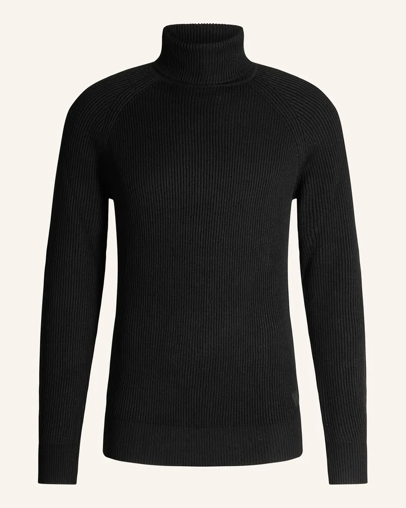 Strellson Rollkragenpullover schwarz Schwarz