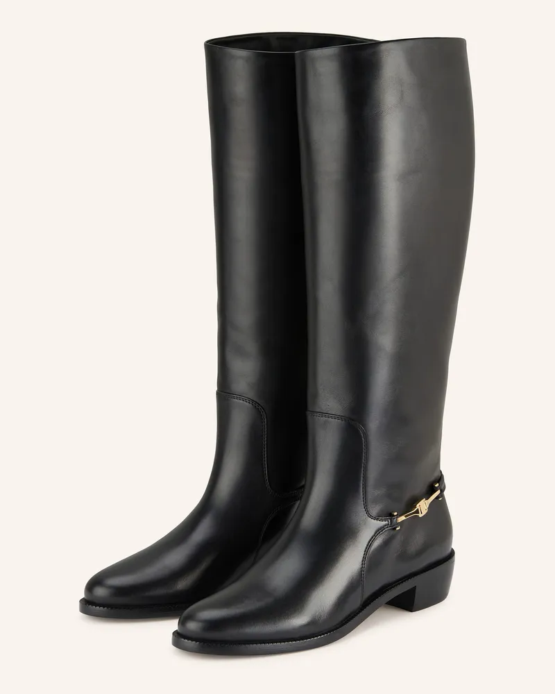 Ferragamo Stiefel Therma schwarz Schwarz