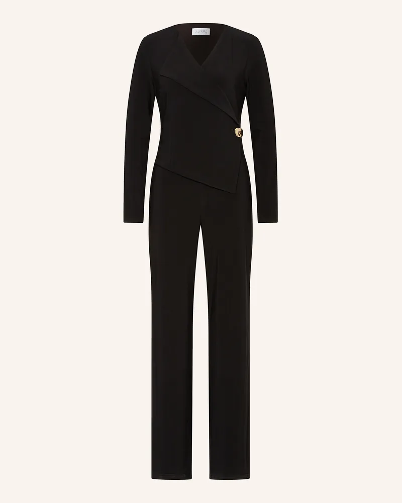 Joseph Ribkoff Jumpsuit in Wickeloptik Schwarz