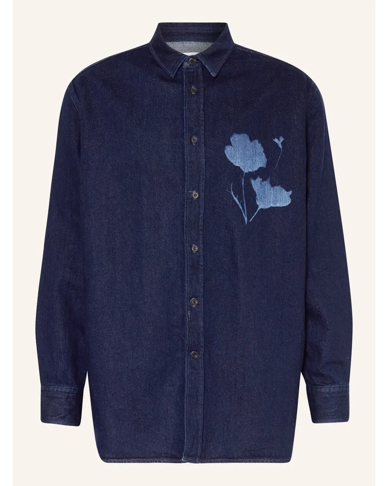 Cos Overshirt Blau