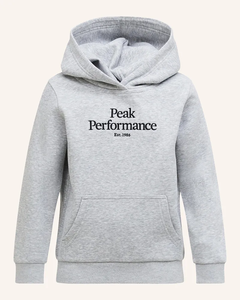 Peak Performance Kapuzensweatshirt grau Grau