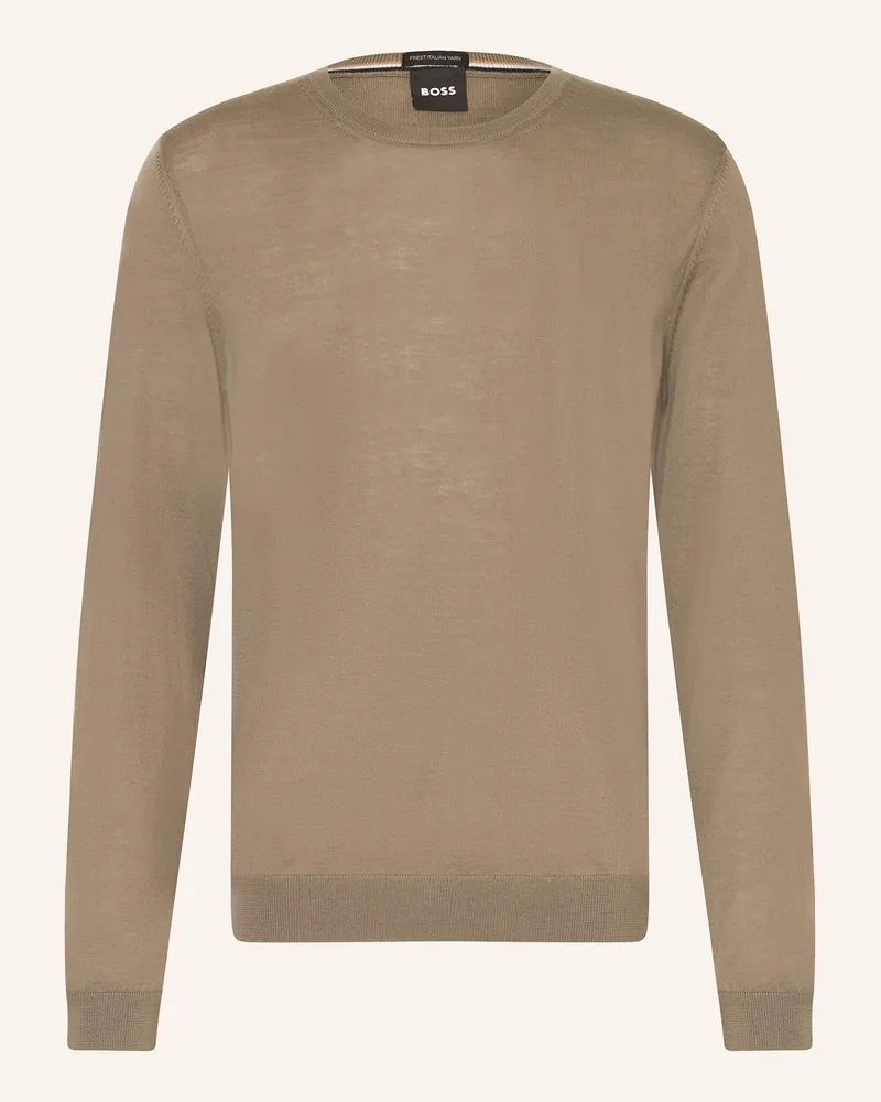 HUGO BOSS Pullover LENO Khaki