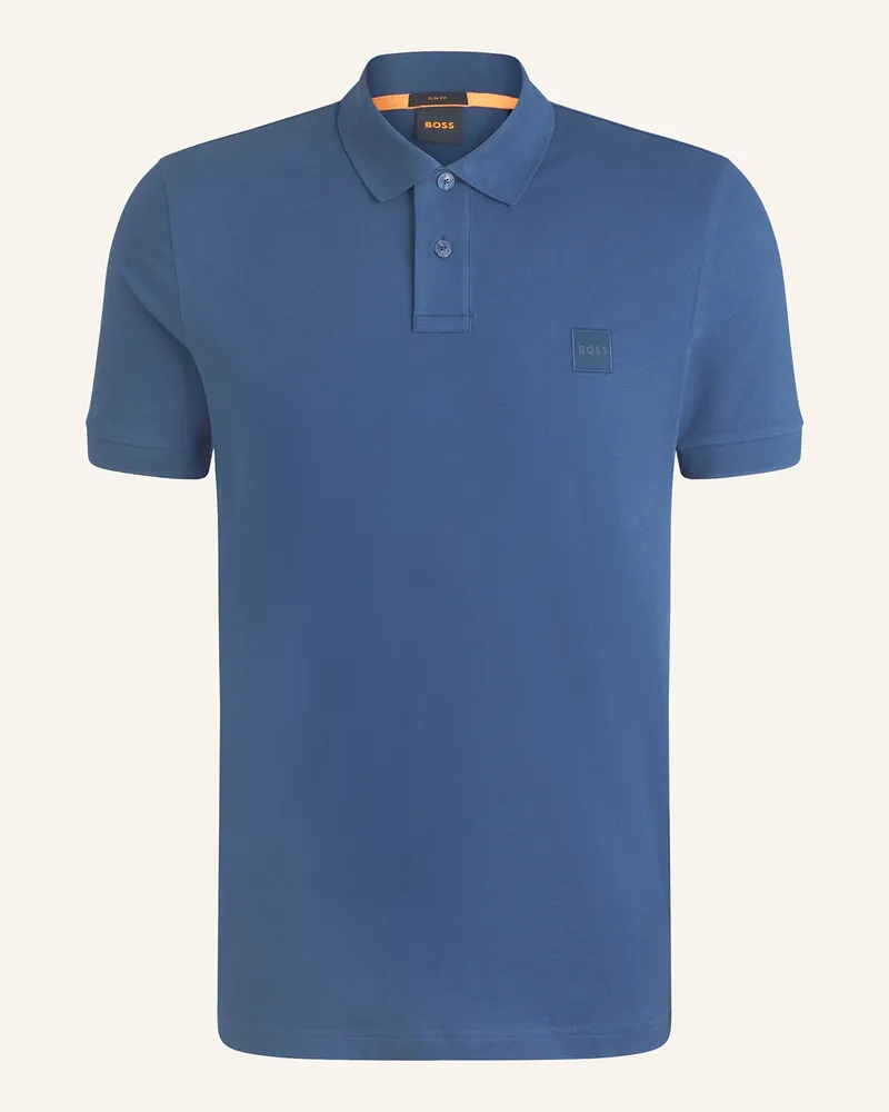 HUGO BOSS Jersey-Poloshirt PASSENGER Blau