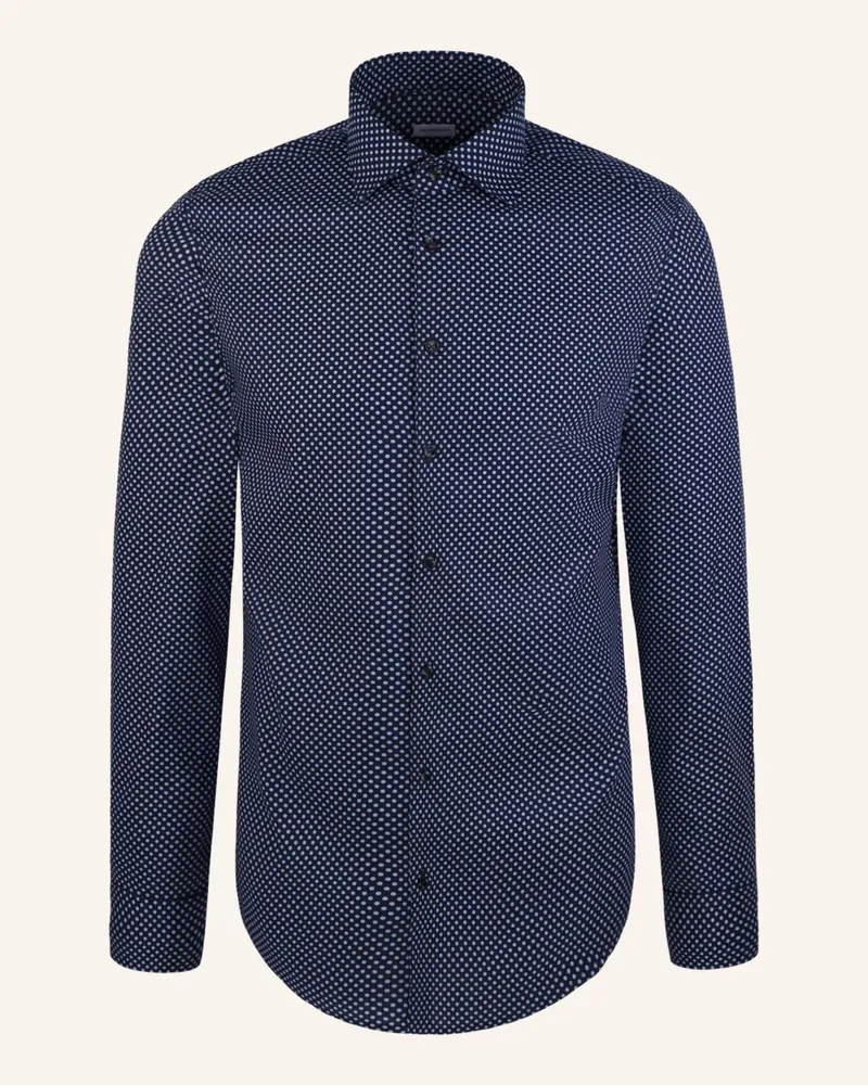Seidensticker Business Hemd Slim Fit Dunkelblau