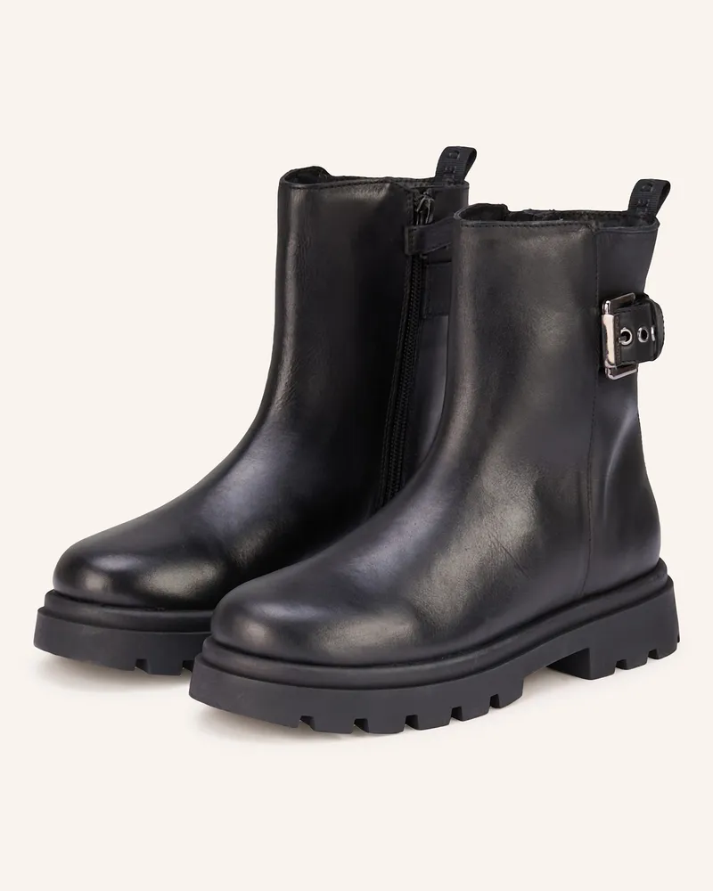 Gioseppo Biker Boots Ubly schwarz Schwarz