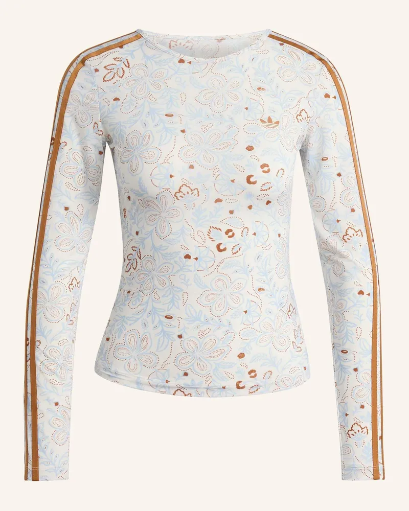 adidas Adidas Originals Summer Glow Grafik Longsleeve, Mesh weiss Weiss