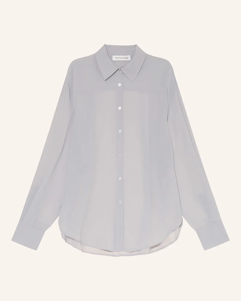 FRANKIE Shop Hemdbluse Peri grau Grau