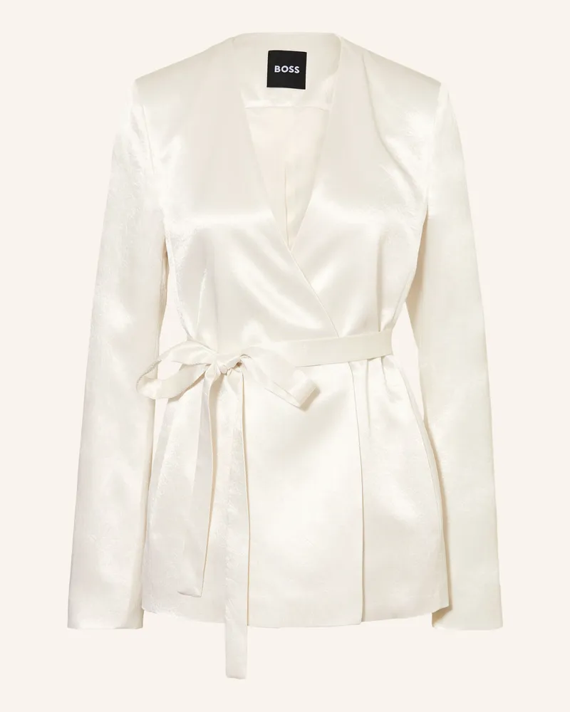 HUGO BOSS Blazer Jia weiss Ecru