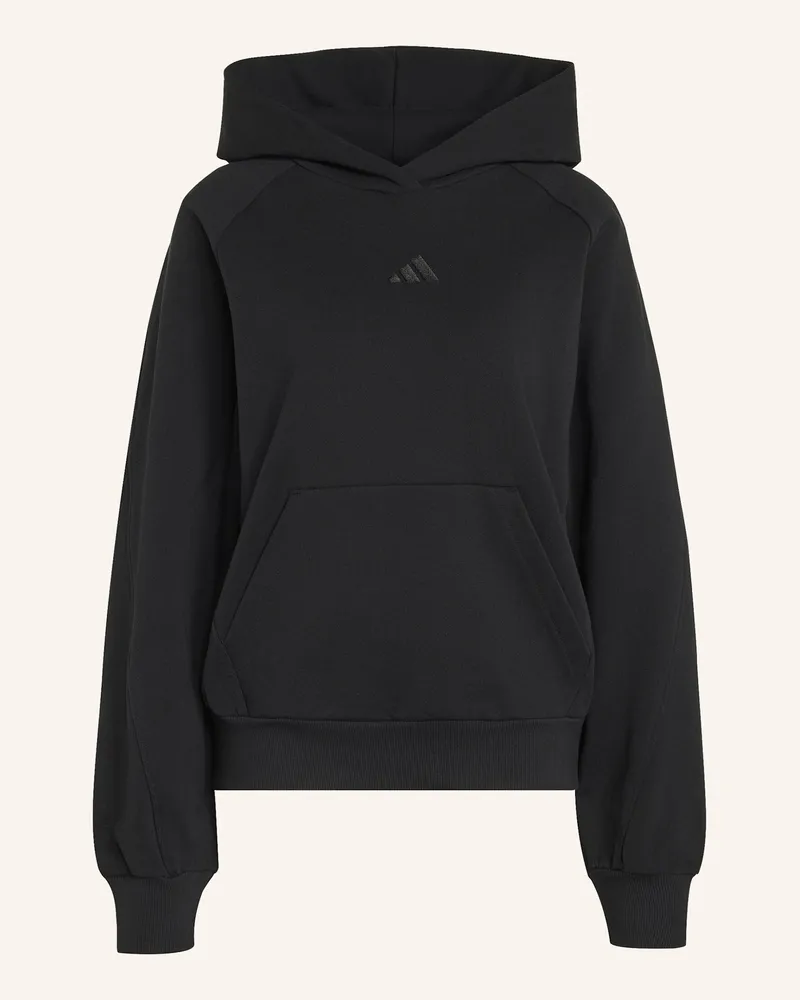 adidas Adidas Kit Hoodie, Kleines Logo schwarz Schwarz
