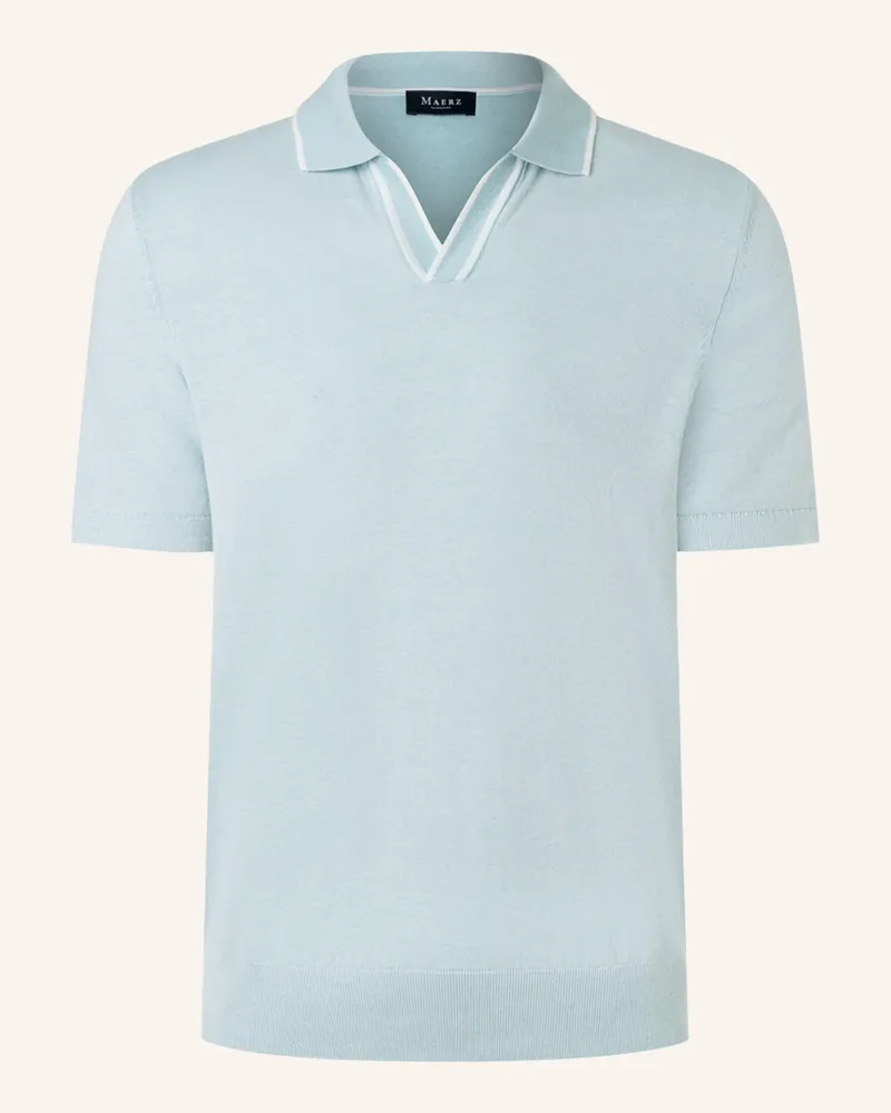 Maerz Poloshirt 452101 blau Türkis