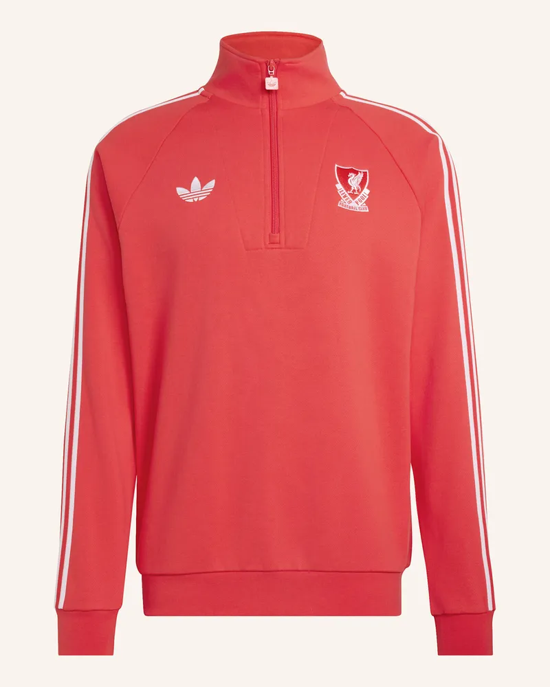 adidas Liverpool Fc Originals Half Zip Oberteil rot Rot
