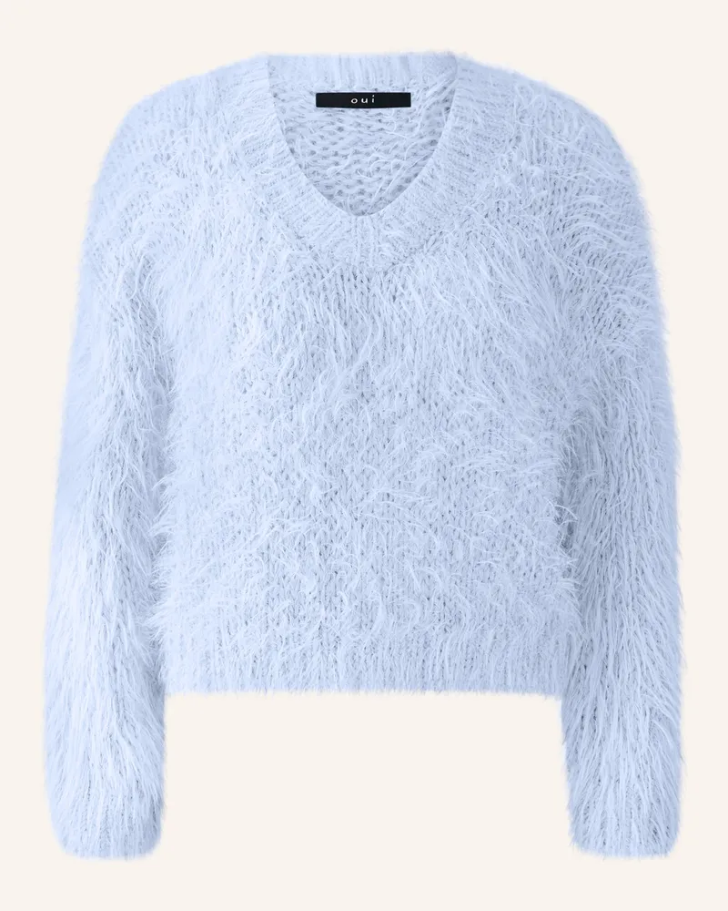 Oui  Pullover blau Hellblau