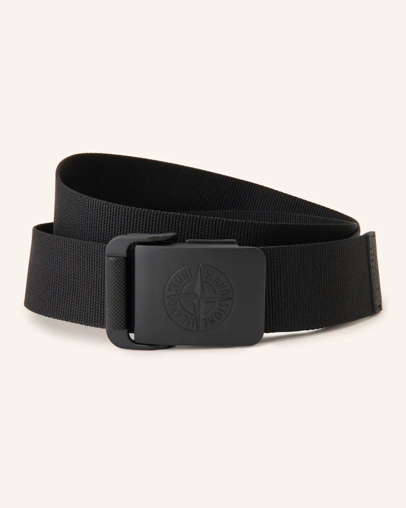 Stone Island Gürtel schwarz Schwarz