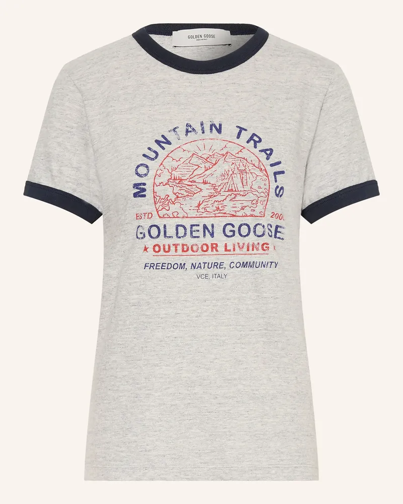Golden Goose T-Shirt Journey grau Hellgrau