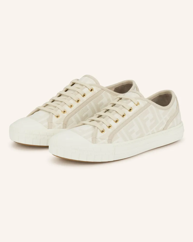 Fendi Sneaker Domino beige Creme