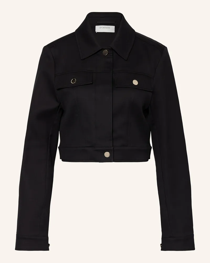 SPORTMAX Kastenjacke MELA Schwarz