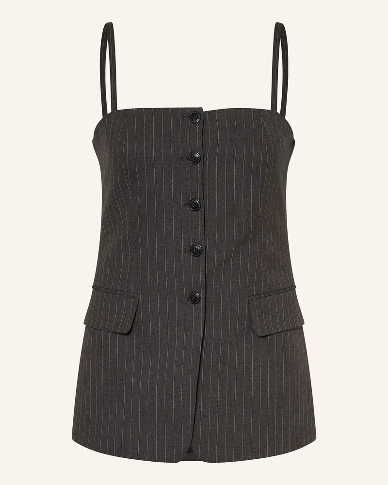 HUGO BOSS Blazerweste Asiane blau Grau