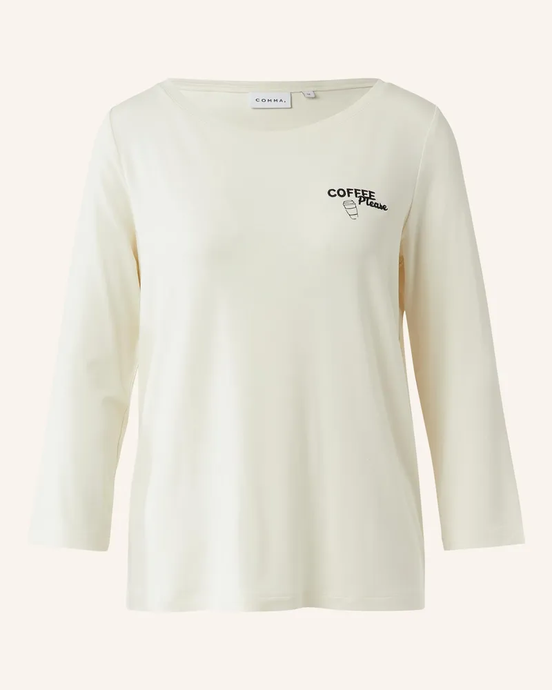 COMMA T-Shirt beige Creme
