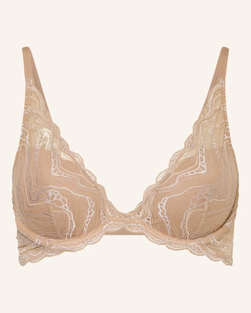 Calvin Klein Schalen-Bh Lightly Lined beige Hellbraun