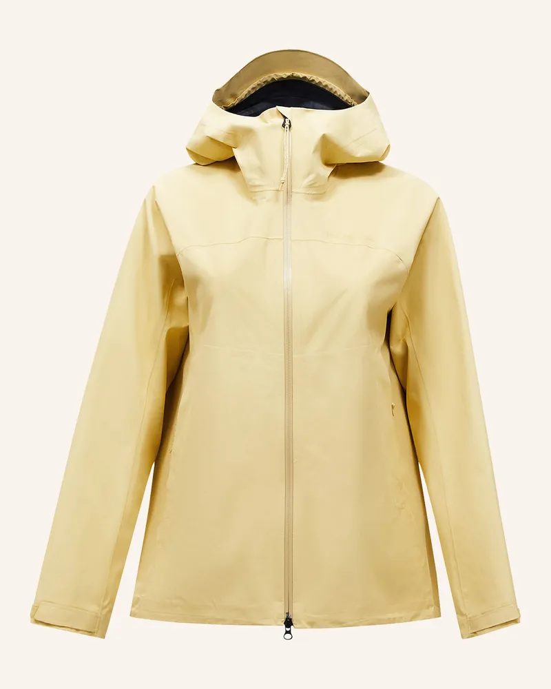 Peak Performance W Treeline Hipe® 2.5l  Shell Jacket Funktionsjacke gelb Gelb