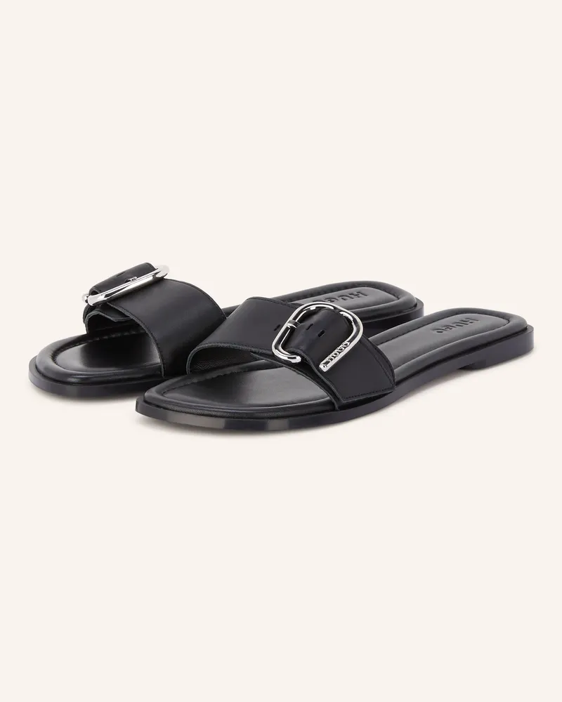 HUGO BOSS Pantoletten Amaryl schwarz Schwarz