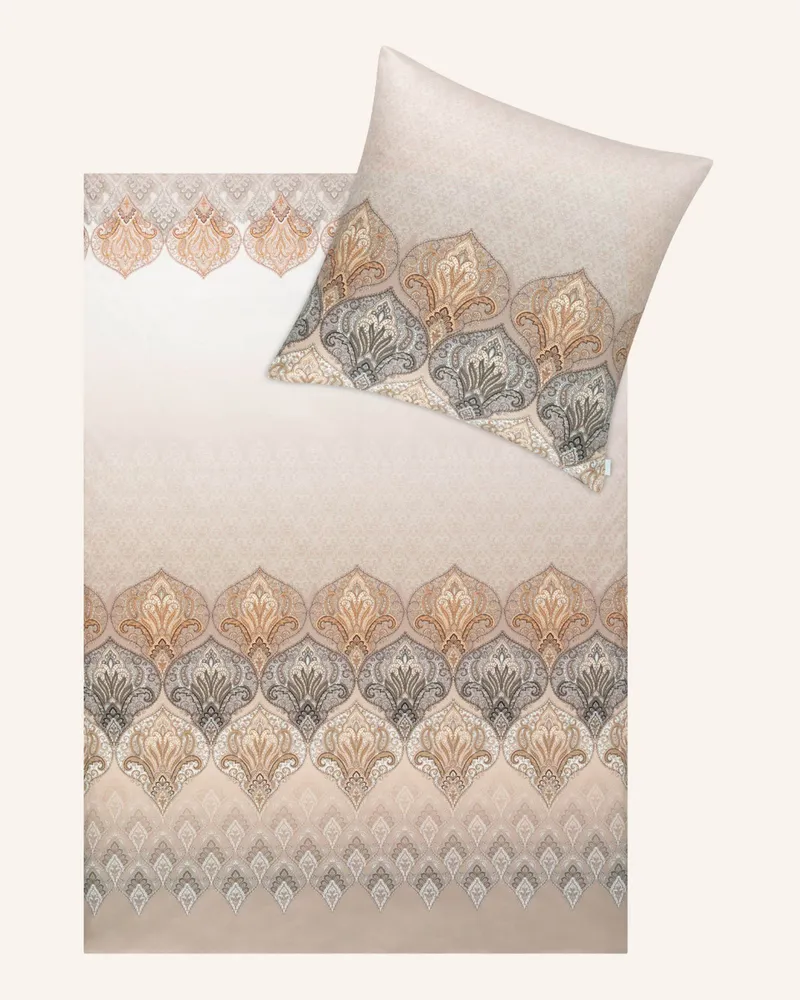 Estella Bettwäsche Sophia braun Hellbraun