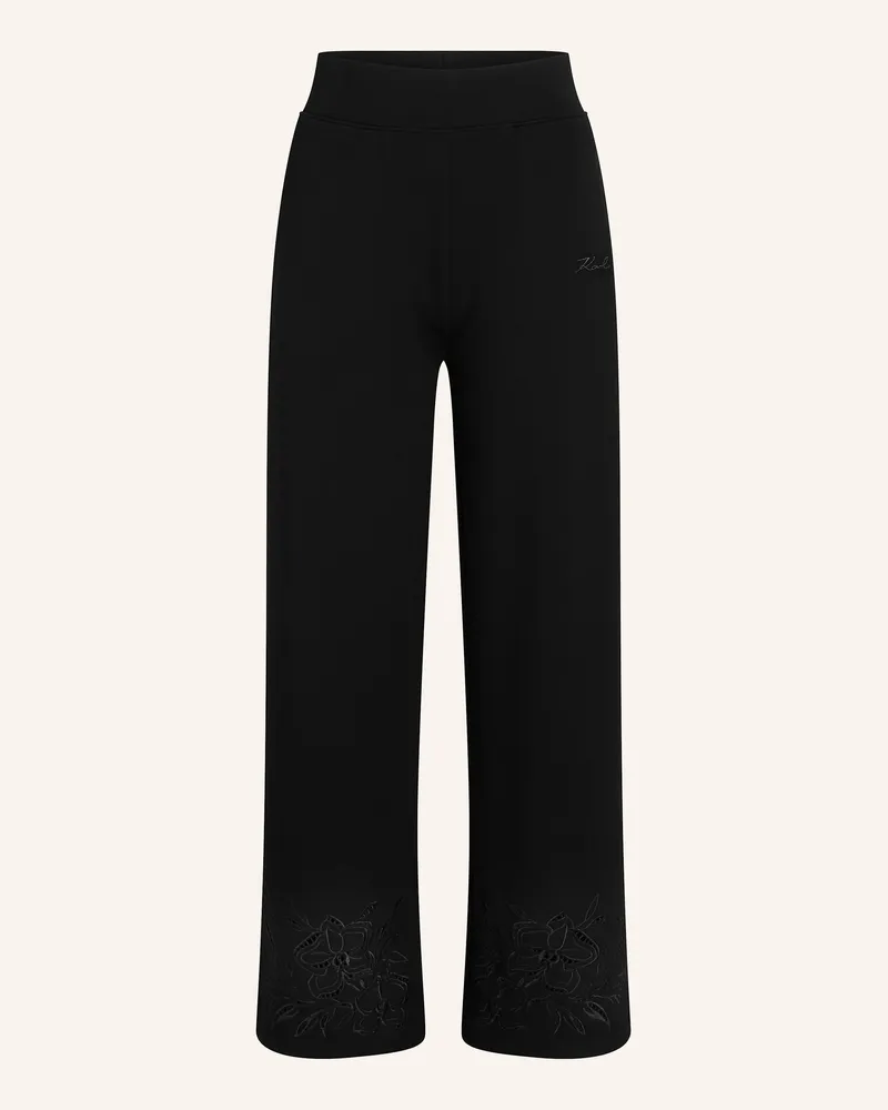 Karl Lagerfeld Hose Schwarz