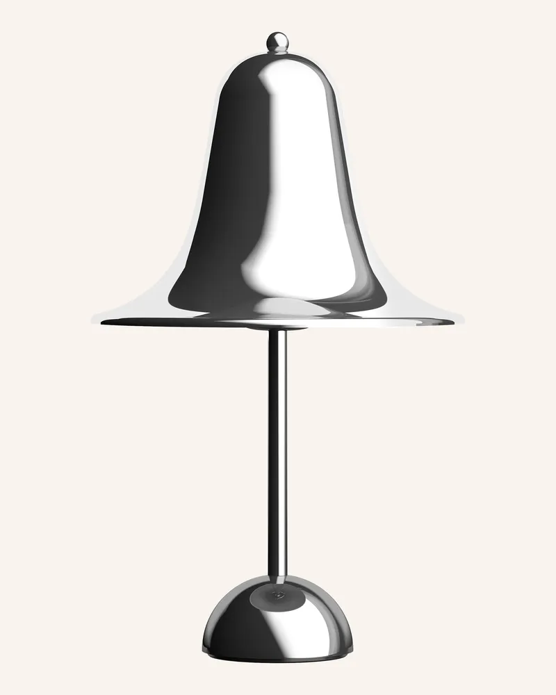 Verpan Tischleuchte Pantop Portable silber Silber