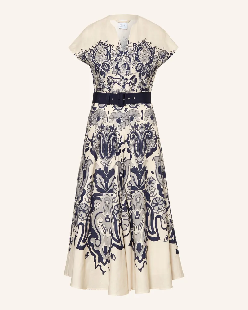 Sara Roka Leinenkleid GLADY Creme