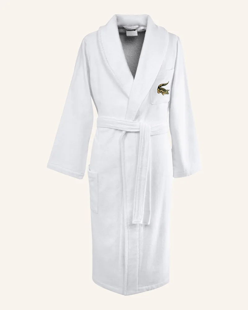 Lacoste Bademantel Lrene weiss Weiss