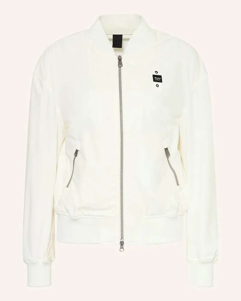 Blauer Blouson Devin weiss Weiss