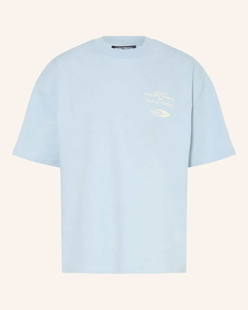 WRSTBHVR T-Shirt Studio blau Hellblau