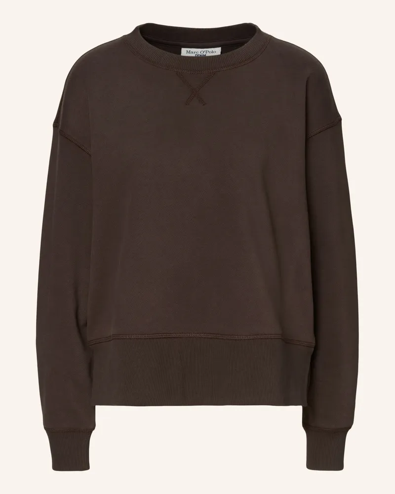 Marc O'Polo Sweatshirt Dunkelbraun