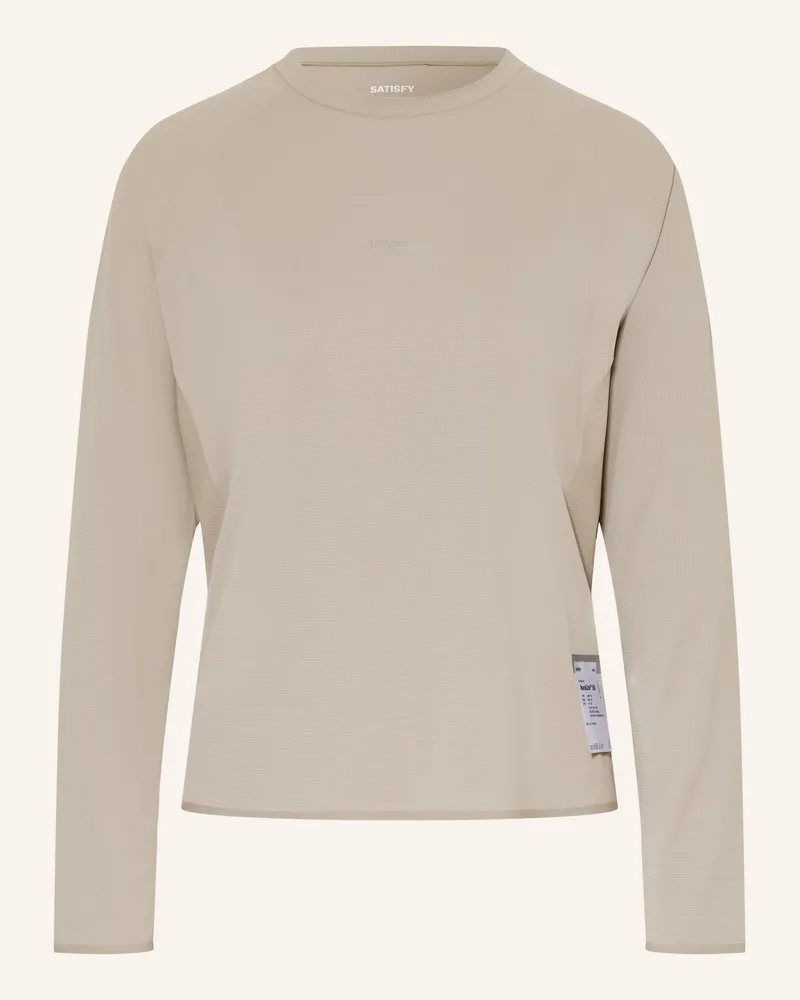 Satisfy Laufshirt Auralite™ Uv beige Beige