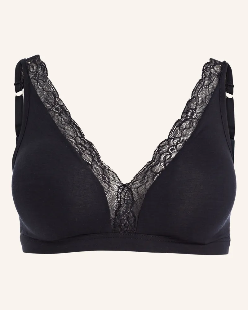 Hanro Triangel-Bh Cotton Lace schwarz Schwarz