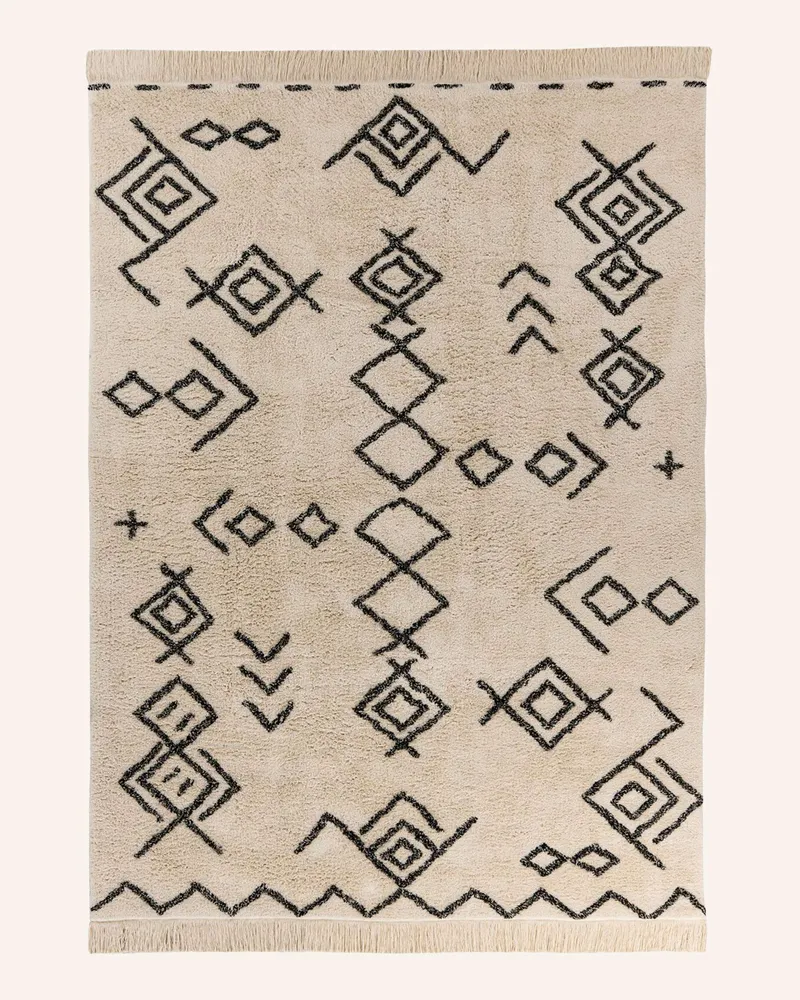 Kayoom Kurzflor Teppich MYLEN 325 Creme
