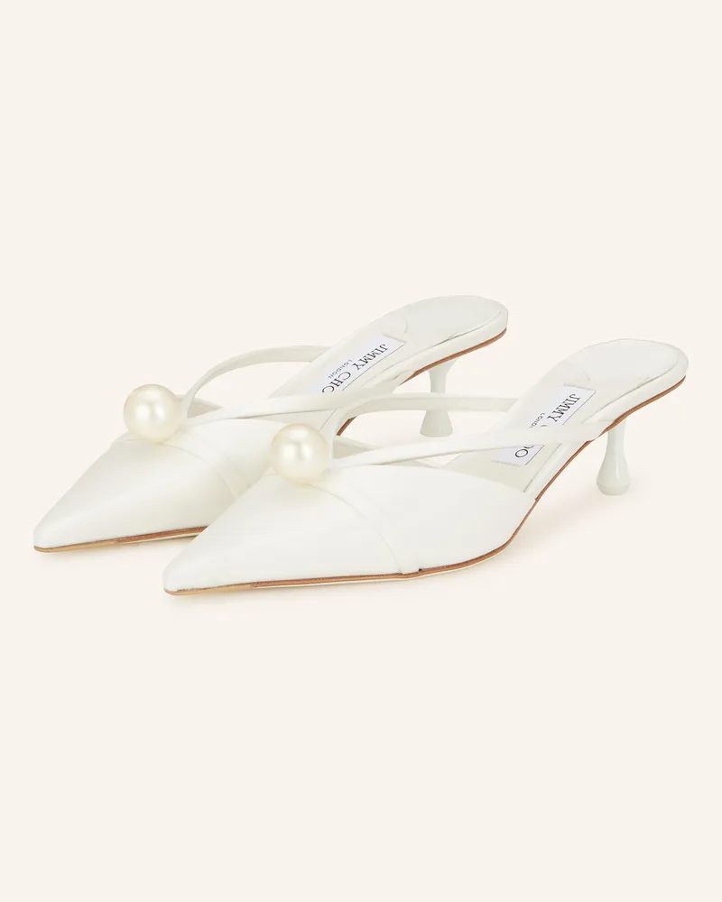 Jimmy Choo Mules Sana weiss Weiss