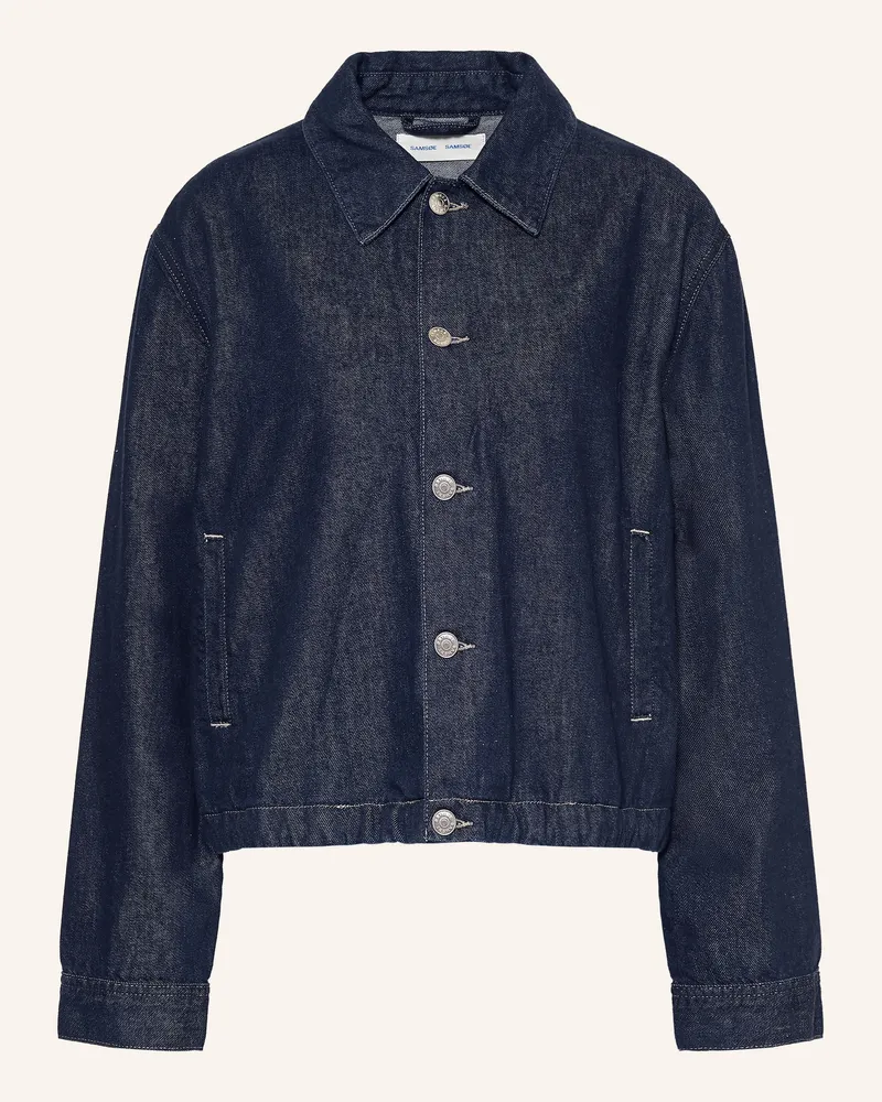 Samsøe & Samsøe Jeansjacke Sanana blau Dunkelblau