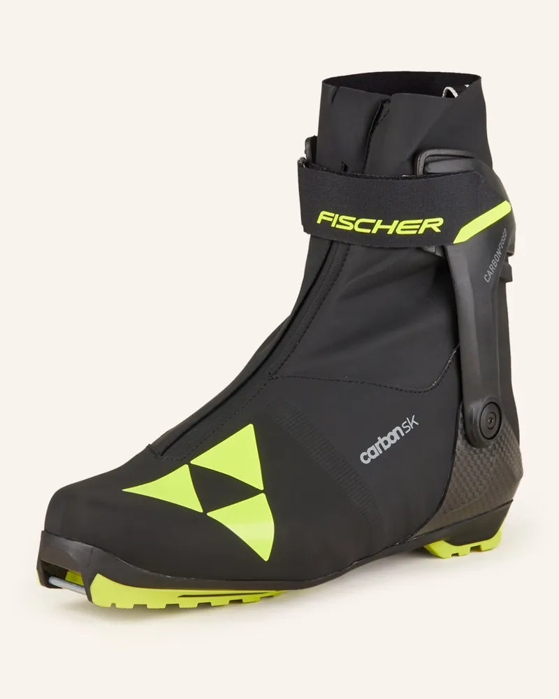 Fischer Langlauf-Skischuhe Carbon Skate schwarz Schwarz