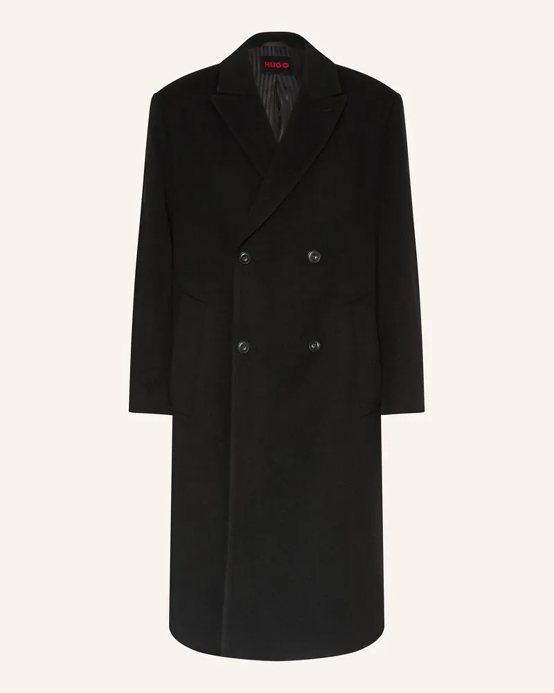 HUGO BOSS Mantel Menci schwarz Schwarz