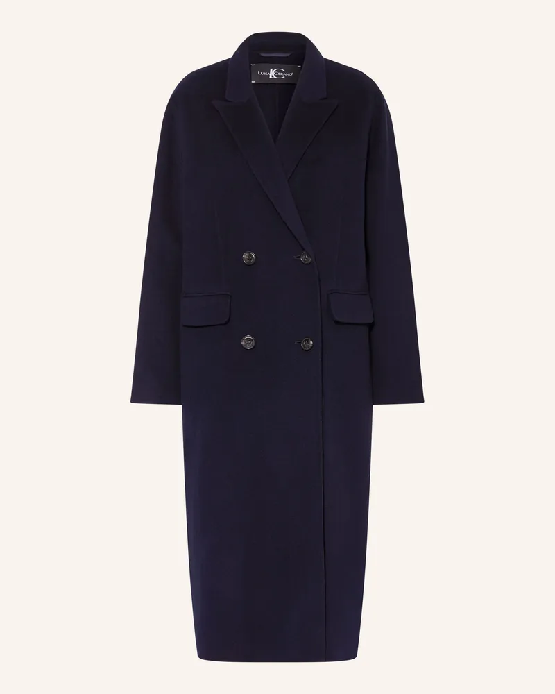 Luisa Cerano Wollmantel blau Dunkelblau