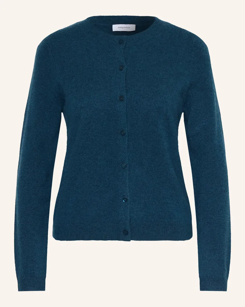 Darling Harbour Strickjacke Aus Cashmere gruen Petrol