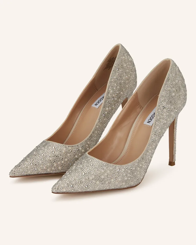 Steve Madden Pumps THRIVE mit Schmucksteinen Weissgold